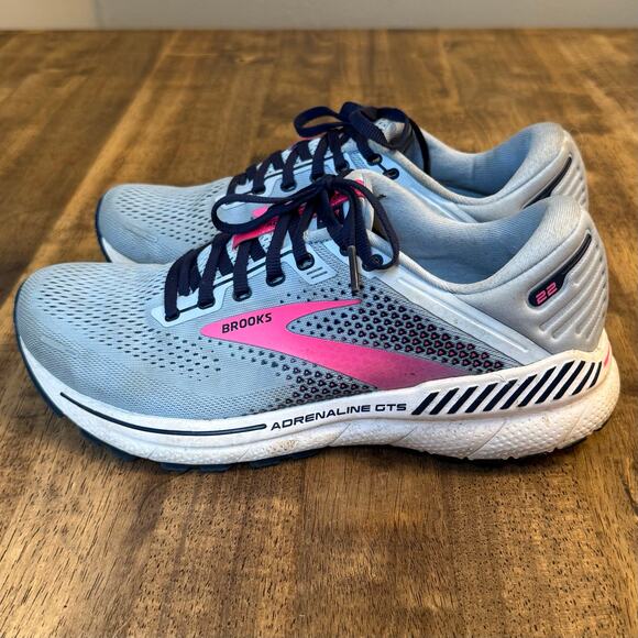Brooks Adrenaline GTS 22 Stability Running Walking Shoe Gray Women’s Size 9.5B - Picture 5 of 12
